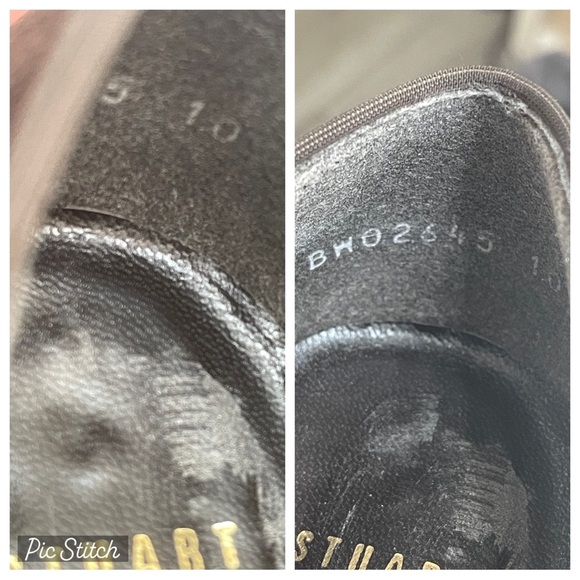 Stuart Weitzman black Suede Slip On Booties size 10 M - Picture 11 of 11